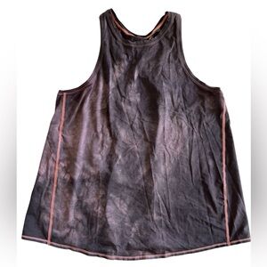 lululemon athletica Black and Pink split back Tank Top